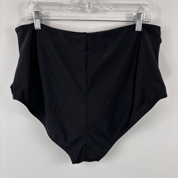 NWT Meet Curve high waisted plus size black bikini bottoms - Picture 2 of 3